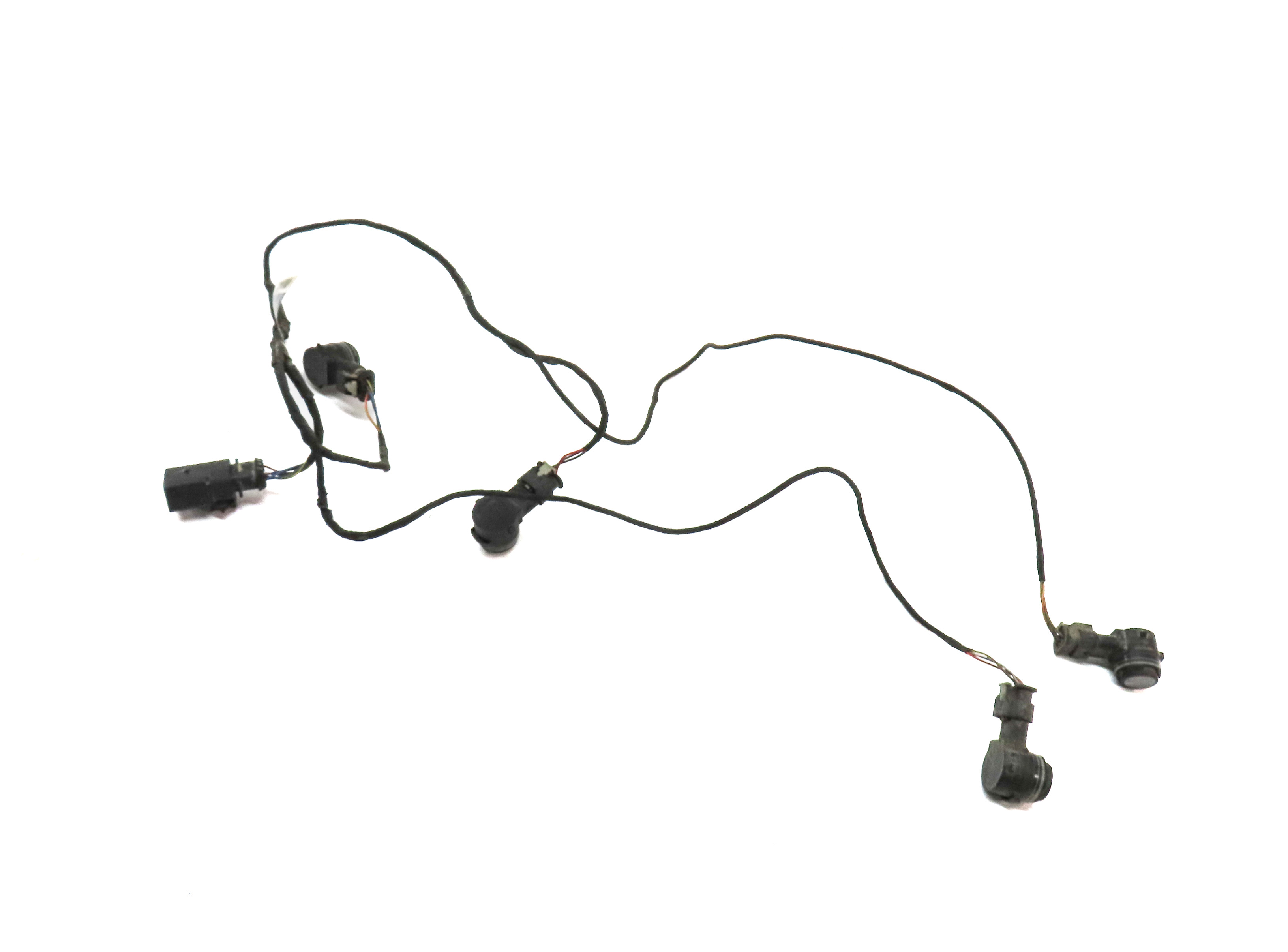 16 AUDI A3 8V REAR PARK ASSIST PDC DISTANCE CONTROL SENSOR HARNESS SET/4 (GRAY) — exact item pictured